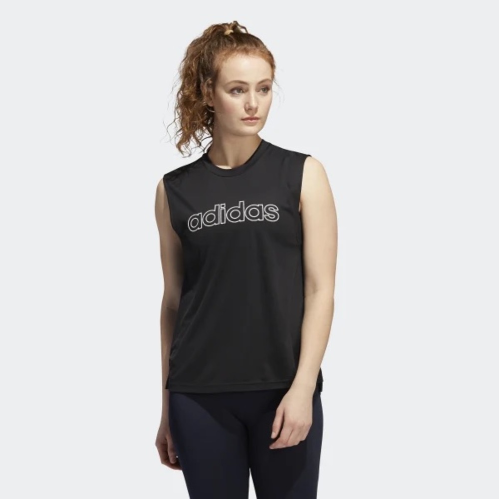 NWT Adidas Linear Areoready Tank Top
